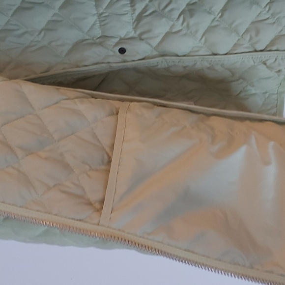 Eddie Bauer Quilted Goose Down Filled Jacket. Mint Green Size Large - Picture 6 of 9
